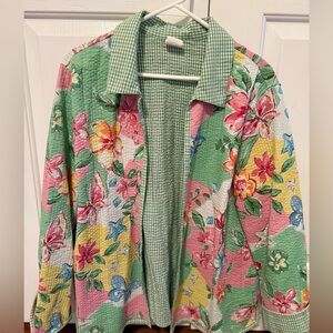 Quilt jacket cottage core